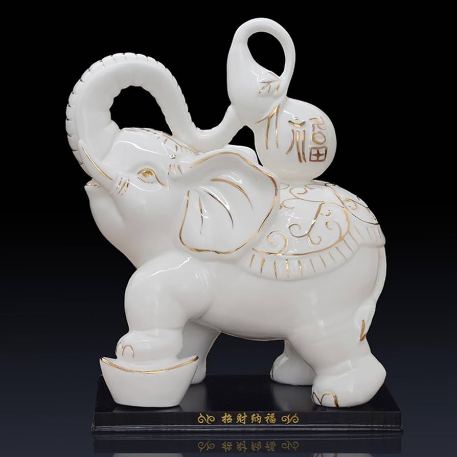 像の置物(陶器製)